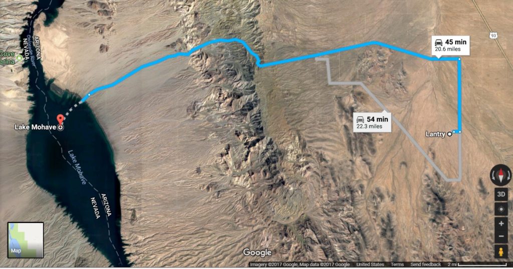 Lake Mohave Map